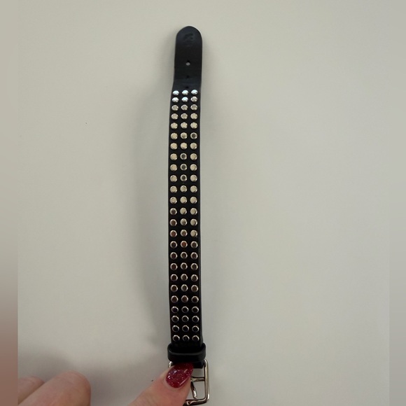 Coach Leather Studded Buckle Bracelet - Picture 7 of 9